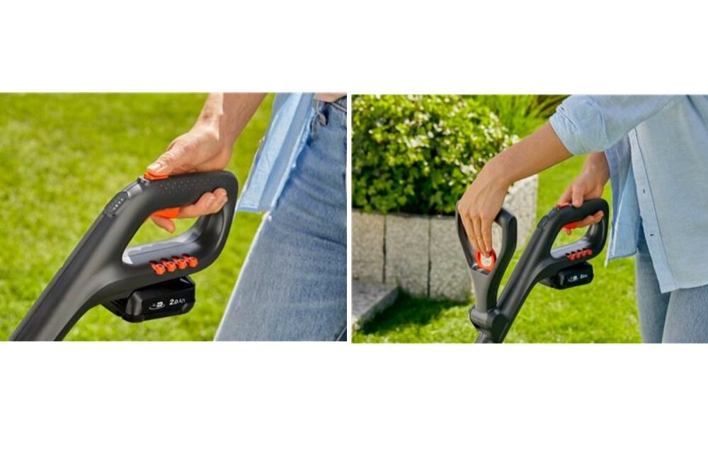 Podkaszarka akumulatorowa GARDENA EasyCut 14700 20 Regulowany teleskopowy uchwyt Szerokość robocza tarczy