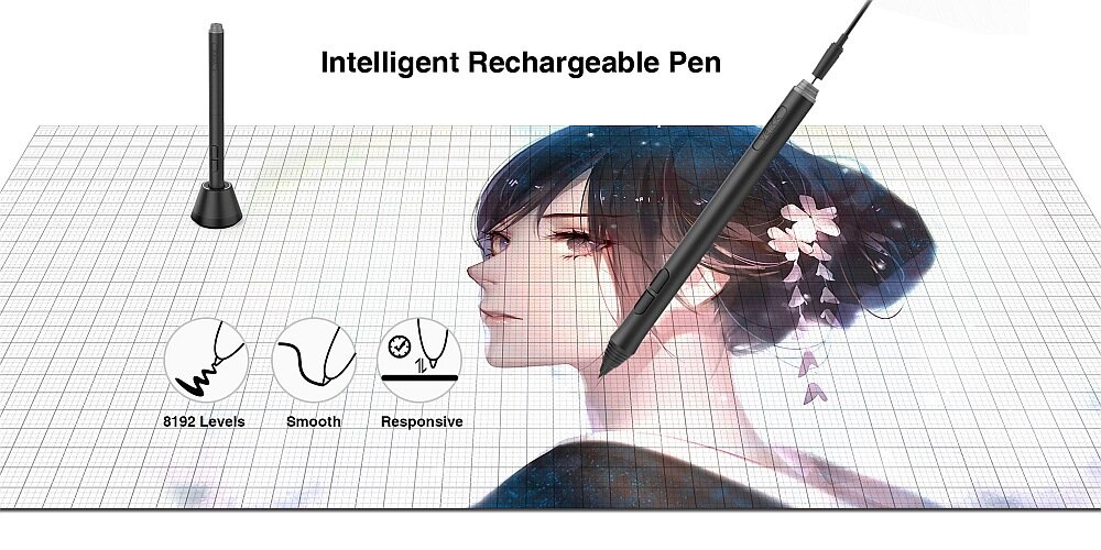 Tablet graficzny VEIKK VK2200 praca