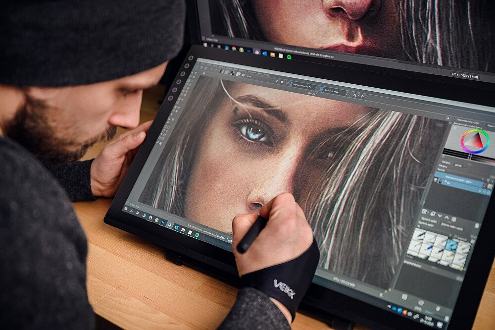 Tablet graficzny VEIKK VK2200 przyciski