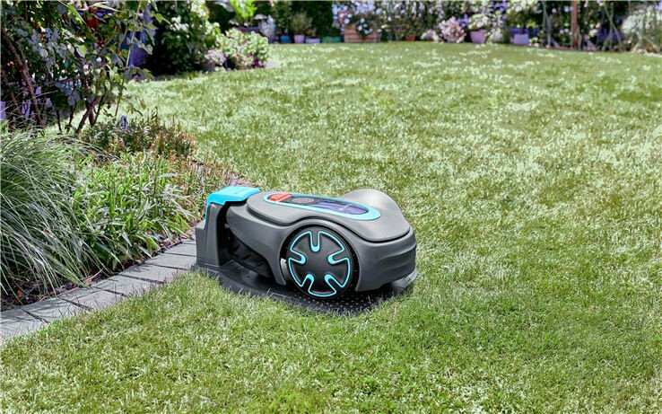 ROBOT KOSZĄCY GARDENA SILENO MINIMO 500 15202-32 bateria ladowanie stacja dokujaca