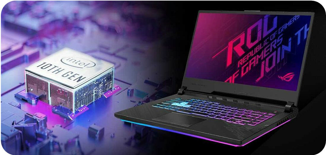 Laptop ASUS Rog Strix G15 G512 - procesor