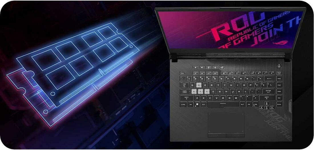 Laptop ASUS Rog Strix G15 G512 - RAM DDR4