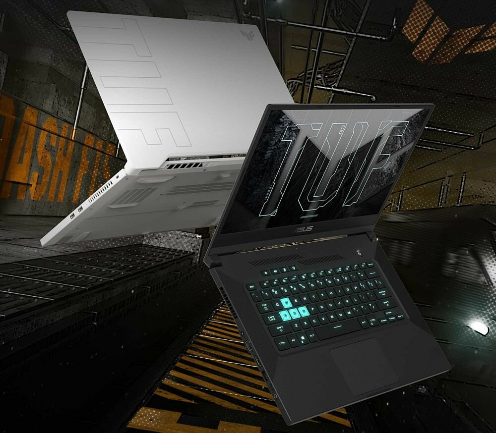 Laptop ASUS Tuf Dash F15 - matowa matryca częstotliwość odświeżania na poziomie 144Hz ochrona przed refleksami światła maksimum komfortu