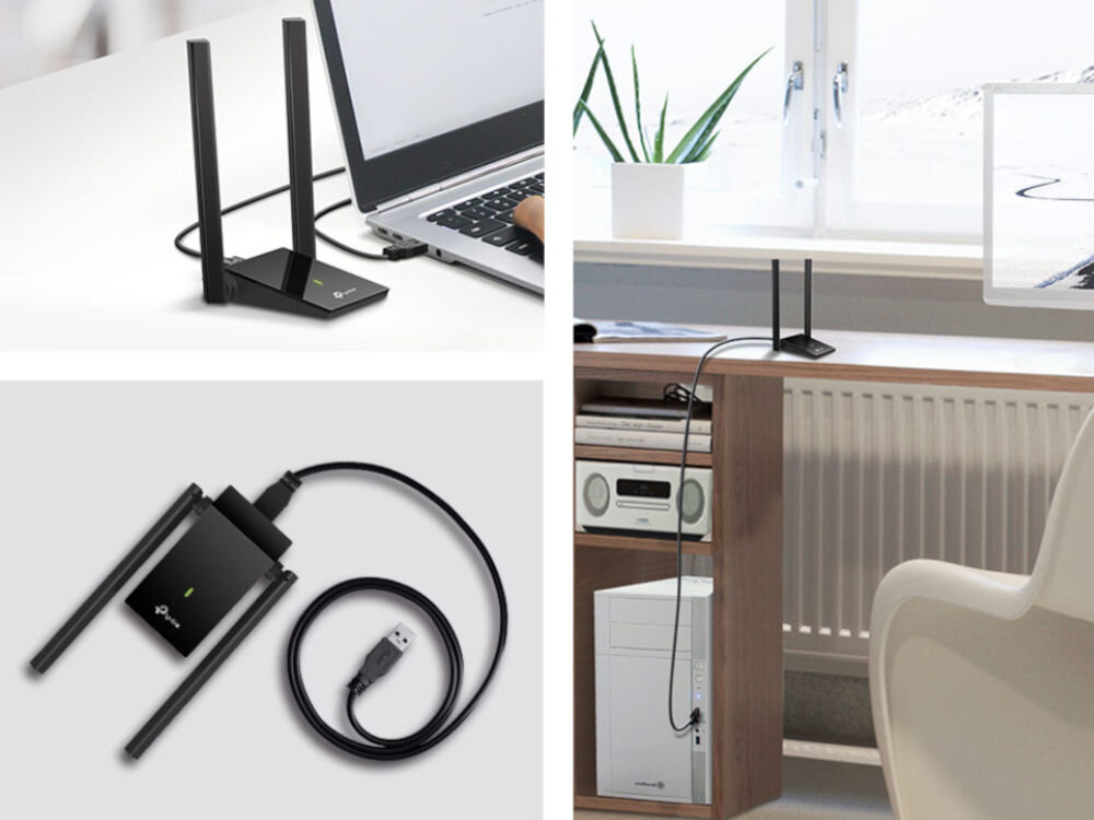 Karta sieciowa TP-LINK Archer T4U Plus kabel usb-a/usb micro 3.0 1 metr