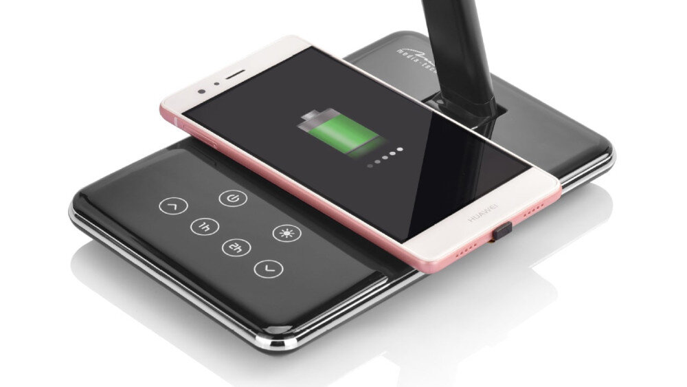 Lampka biurkowa MEDIA-TECH MT221K  - ładowanie indukcyjne