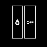 Lewa komora w trybie chłodzenia, prawa wyłączona