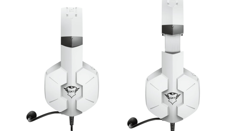 Słuchawki TRUST Carus GXT323W przewód kolor design