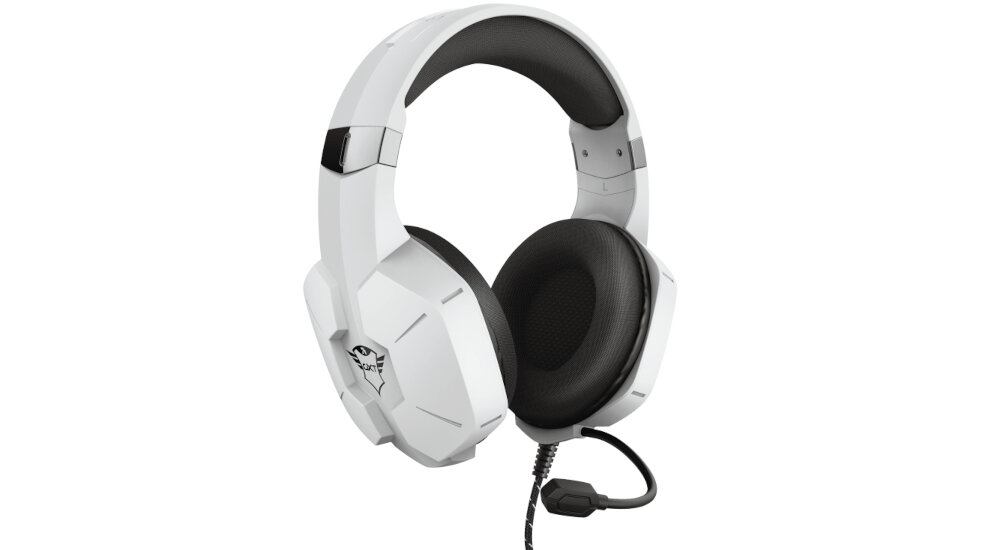 Słuchawki TRUST Carus GXT323W miękkie nauszniki pasmo przenoszenia przetworniki membrana