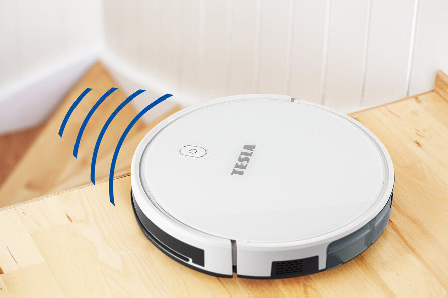 Robot sprzątający TESLA RoboStar IQ300 oprogramowanie wbudowane sprzątanie aplikacja