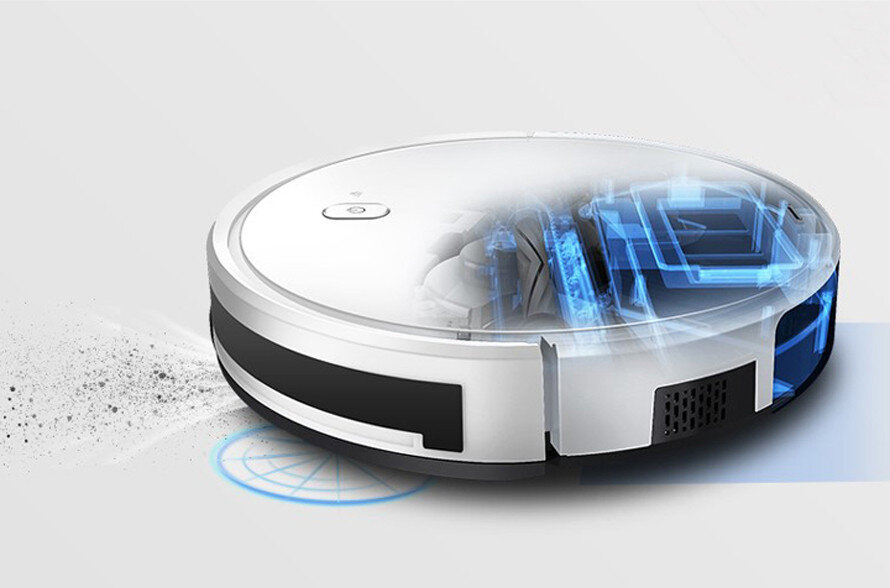 Robot sprzątający TESLA RoboStar IQ300 mopuje ściereczka mikrofibra