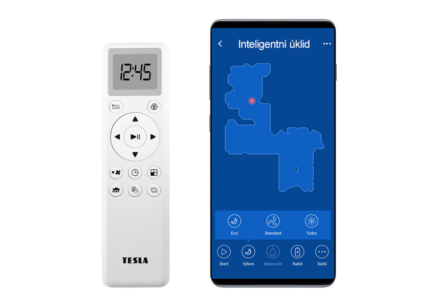 Robot sprzątający TESLA RoboStar IQ300 aktywacja aplikacja zaprogramowany