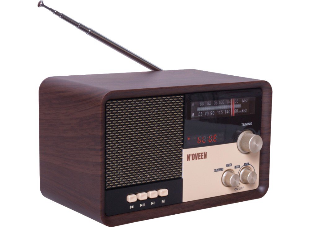 Radio NOVEEN PR951 Brązowy obsługa antena skala wyświetlacz