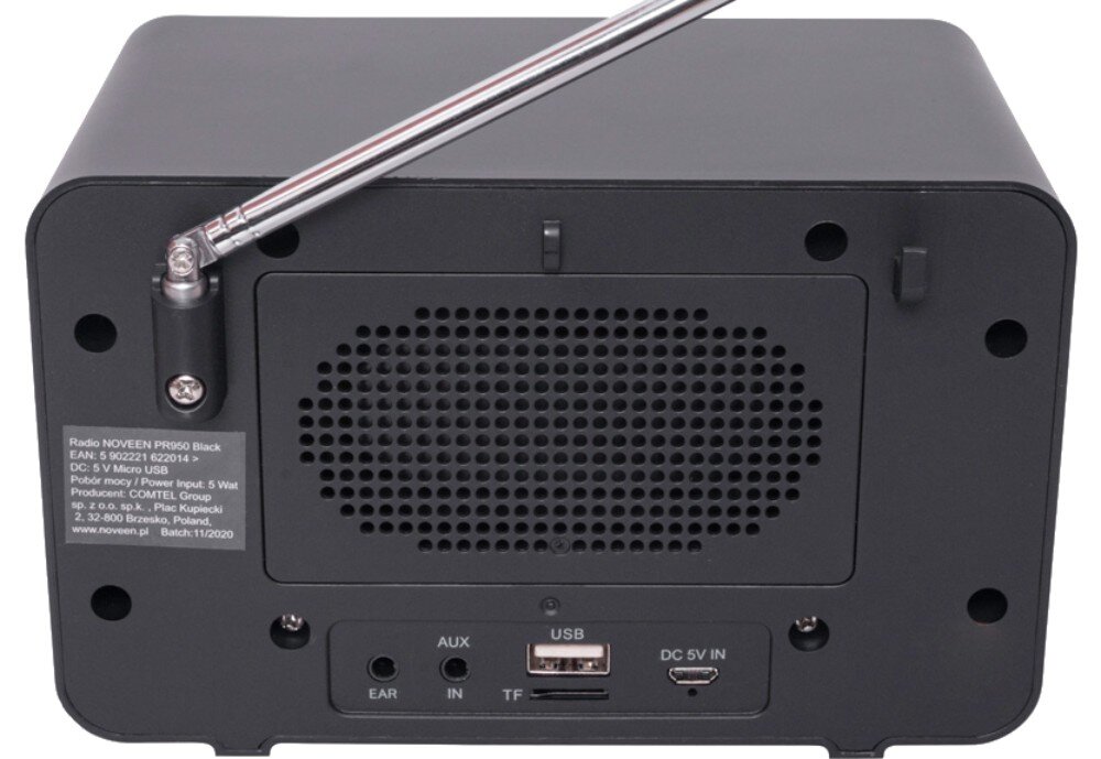 Radio NOVEEN PR950 Czarny źródła łączność Bluetooth