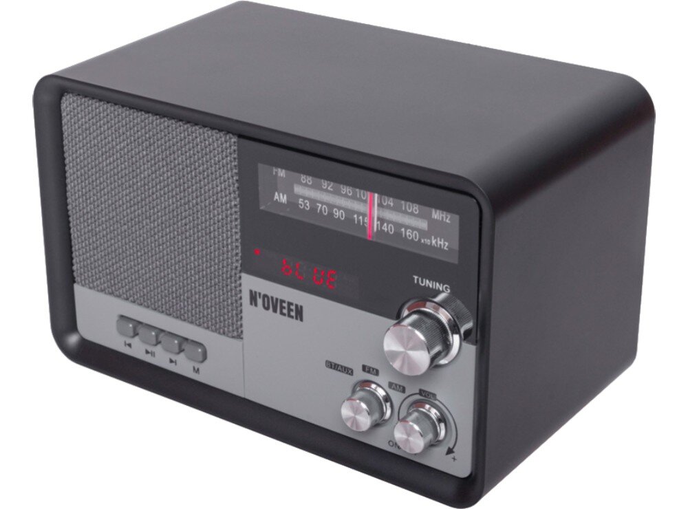 Radio NOVEEN PR950 Czarny zasilanie akumulator ładowanie