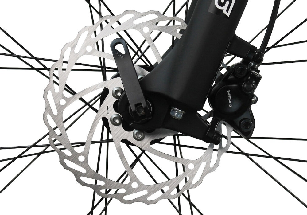 Rower MTB INDIANA X-Pulser 3.9 Czarno-pomarańczowy - hamulec