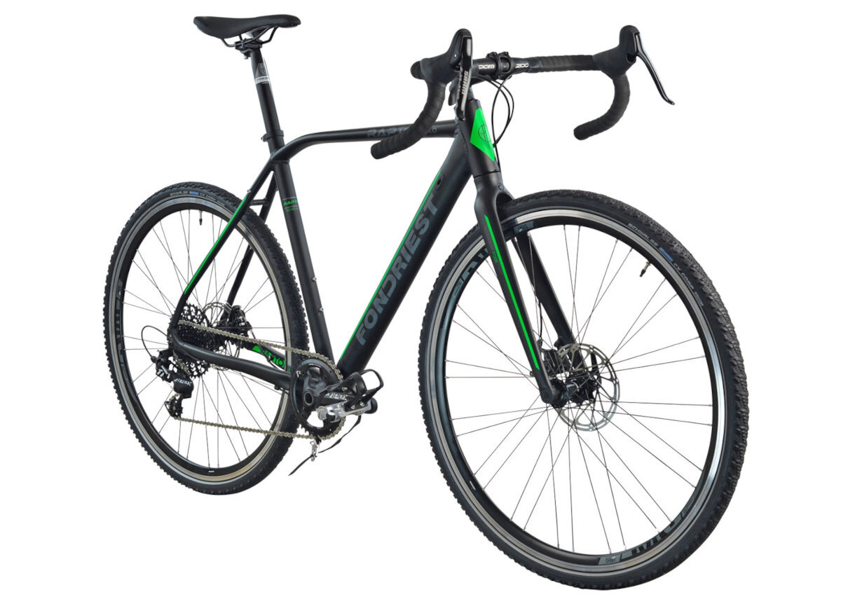 Rower przełajowy FONDRIEST RAPTOR 1.0 wyglad bok front