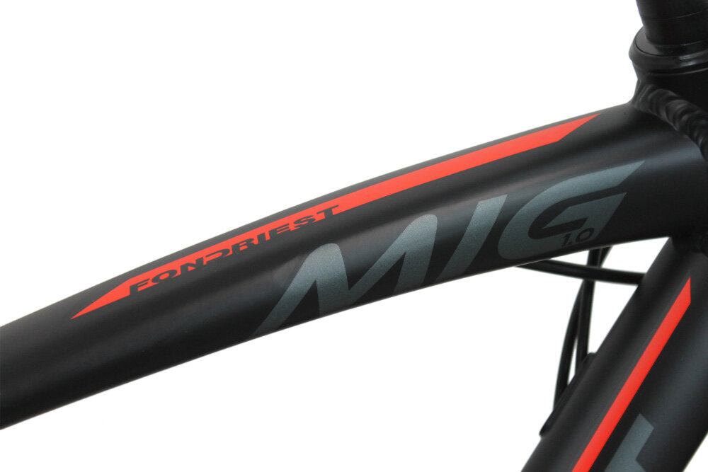 Rower szosowy FONDRIEST MIG 1.0 M24 28 cali męski Czarno-czerwony - Rama