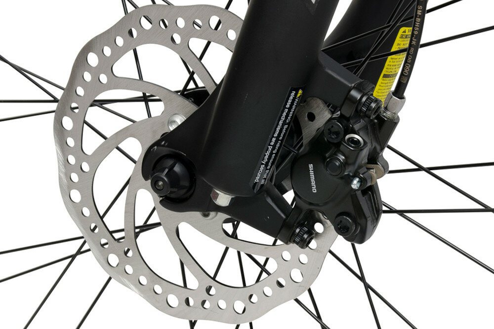 Rower MTB INDIANA X-Enduro 5.7 M19 27.5 cala męski Czarno-szary - hamulec
