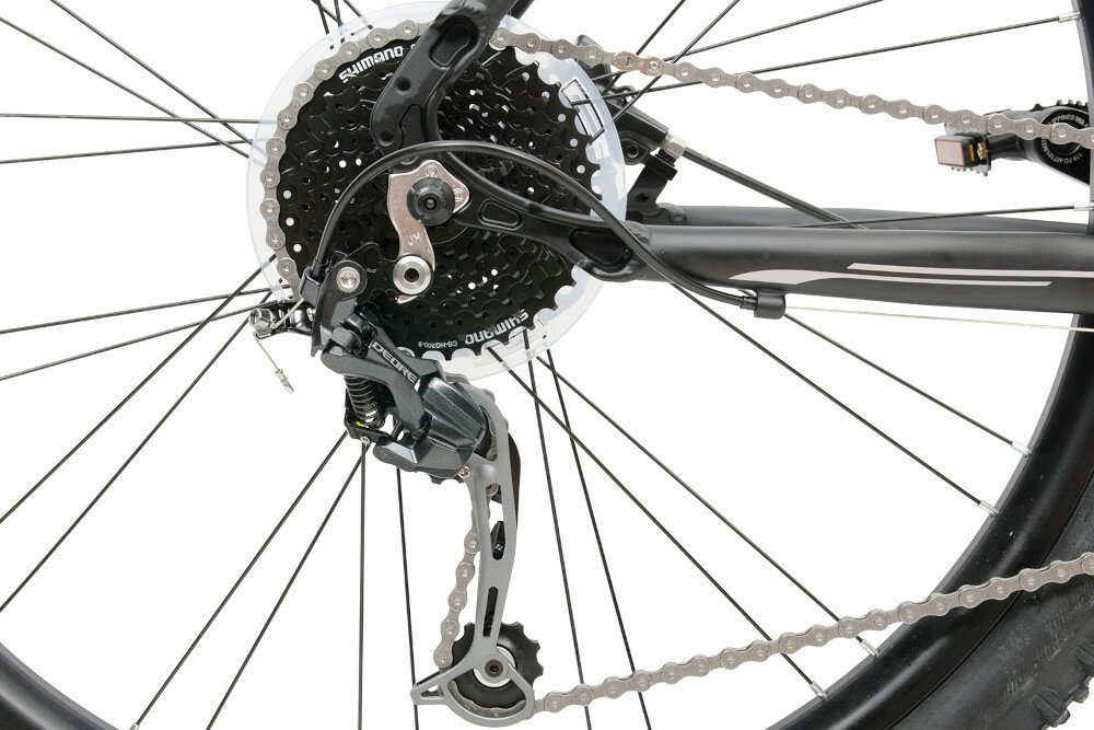 Rower MTB INDIANA X-Enduro 5.7 M19 27.5 cala męski Czarno-szary - Przerzutki