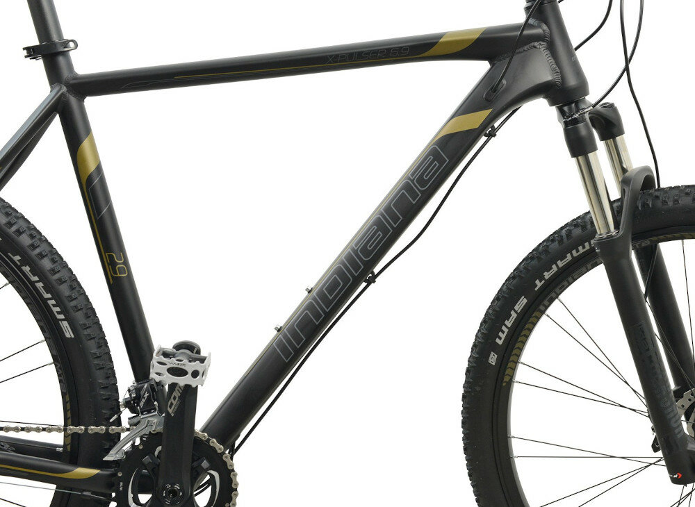 Rower MTB INDIANA X-Pulser 6.9 M21 Czarno-brązowy - Rama