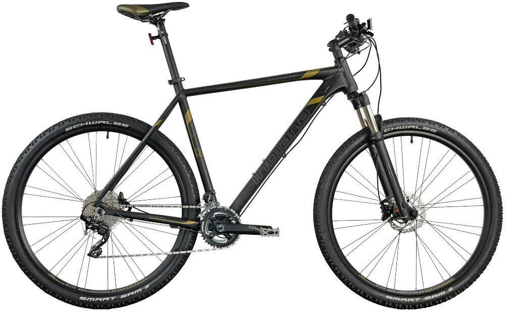 Rower MTB INDIANA X-Pulser 6.9 M23 Czarno-brązowy wyglad front