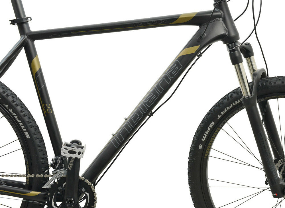 Rower MTB INDIANA X-Pulser 6.9 M23 Czarno-brązowy - Rama