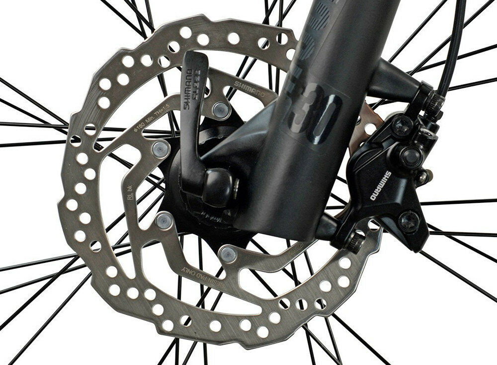 Rower MTB INDIANA X-Pulser 6.9 M23 Czarno-brązowy - hamulec