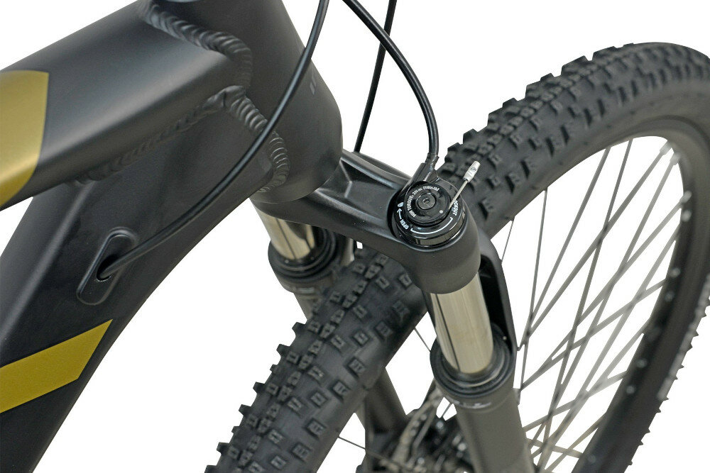 Rower MTB INDIANA X-Pulser 6.9 M23 Czarno-brązowy - Amortyzator