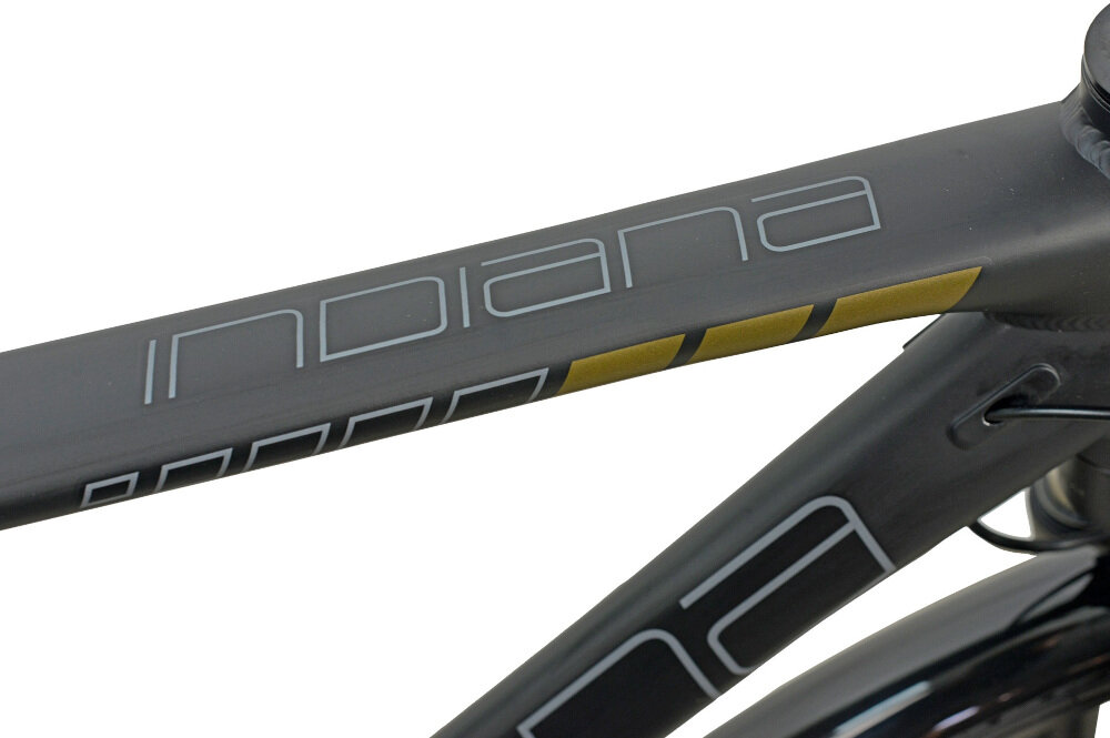 Rower trekkingowy INDIANA X-Road 5.0 M21 28 cali męski Czarno-brązowy  - Rama