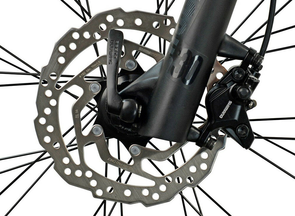 Rower MTB INDIANA X-Pulser 6.9 M19 Czarno-brązowy - hamulec