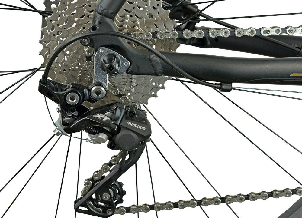 Rower MTB INDIANA X-Pulser 6.9 M19 Czarno-brązowy - Przerzutki