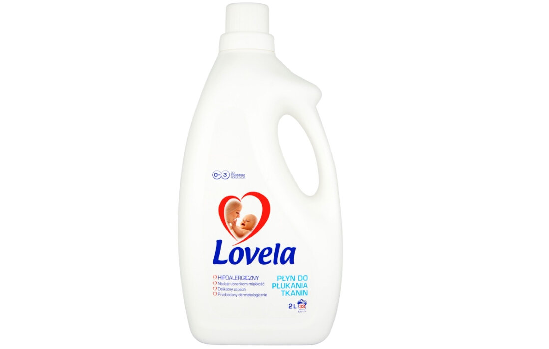 Plyn do płukania LOVELA 2000 ml miekki ubrania w dotyku swiezy zapach latwe prasowanie