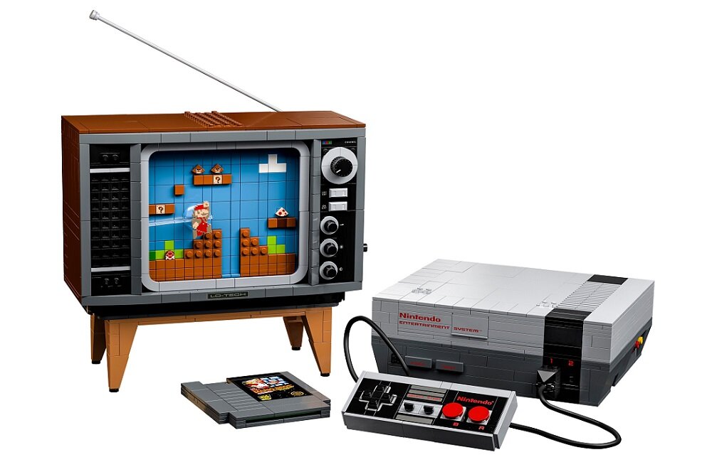 LEGO Super Mario Nintendo Entertainment System 71374 kreatywna zabawa klocki figurki minifigurki bez zasilania klasyczna zabawa wysoka jakość lego wielogodzinna zabawa