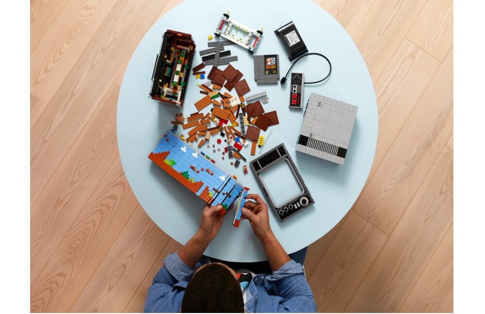 LEGO Super Mario Nintendo Entertainment System 71374 kreatywna zabawa klocki figurki minifigurki bez zasilania klasyczna zabawa wysoka jakość lego wielogodzinna zabawa