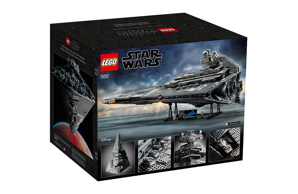 LEGO Star Wars Gwiezdny Niszczyciel Imperium 75252 kreatywna zabawa prawidłowy rozwój merytoryczny dziecka klocki figurki minifigurki bez zasilania klasyczna zabawa wysoka jakość lego wielogodzinna zabawa