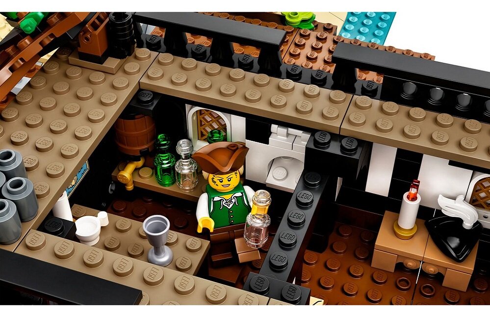 LEGO Ideas Piraci z Zatoki Barakud 21322 kreatywna zabawa prawidłowy rozwój merytoryczny dziecka klocki figurki minifigurki bez zasilania klasyczna zabawa wysoka jakość lego wielogodzinna zabawa