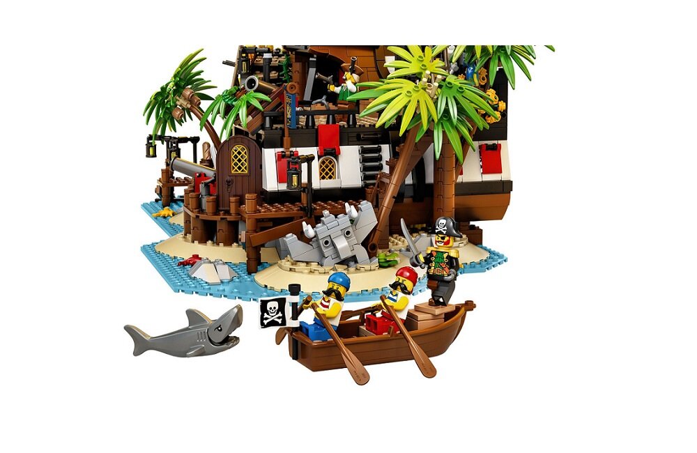 LEGO Ideas Piraci z Zatoki Barakud 21322 kreatywna zabawa prawidłowy rozwój merytoryczny dziecka klocki figurki minifigurki bez zasilania klasyczna zabawa wysoka jakość lego wielogodzinna zabawa