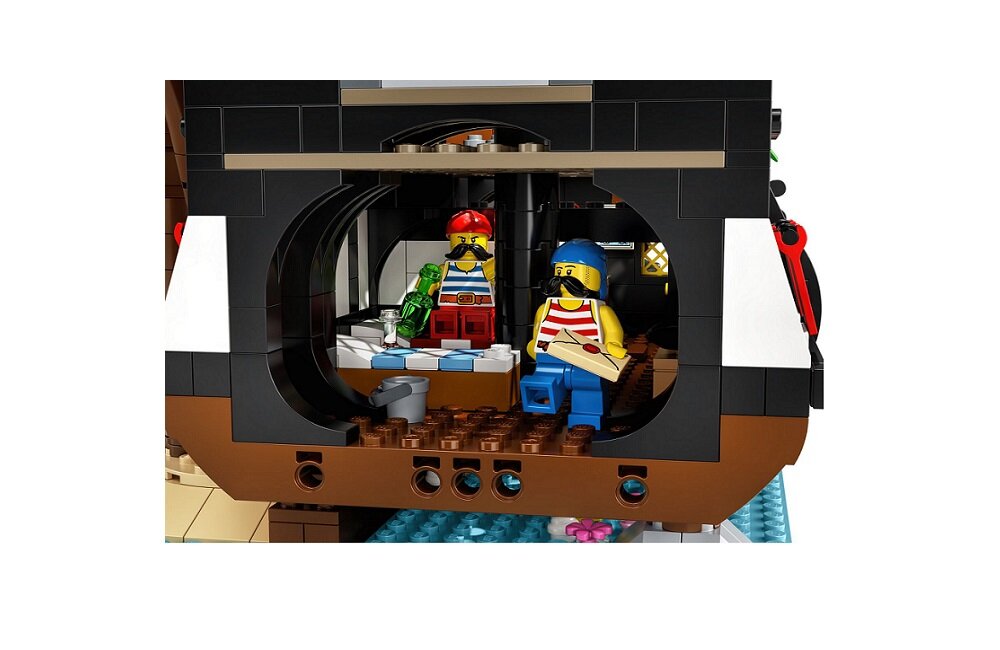 LEGO Ideas Piraci z Zatoki Barakud 21322 kreatywna zabawa prawidłowy rozwój merytoryczny dziecka klocki figurki minifigurki bez zasilania klasyczna zabawa wysoka jakość lego wielogodzinna zabawa