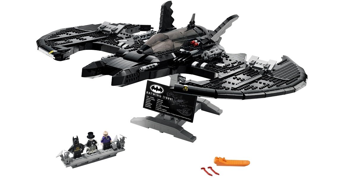 LEGO DC Batman Batwing z 1989 roku 76161 klocki zestaw konstrukcja kreatywność prezent budowanie