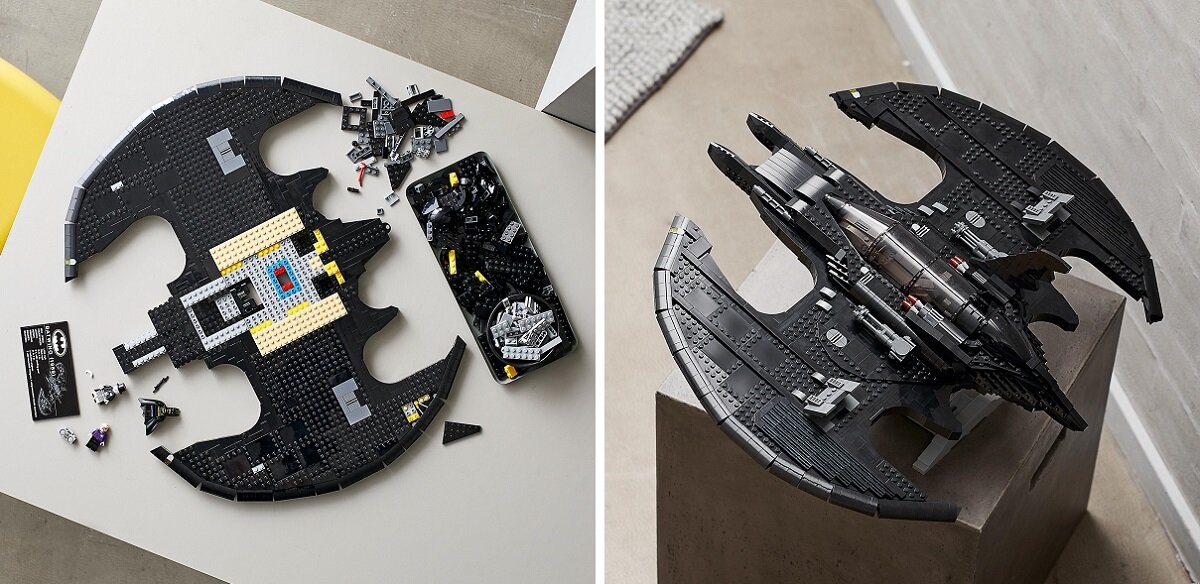 LEGO DC Batman Batwing z 1989 roku 76161 prezent elementy