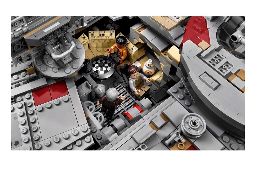 LEGO Star Wars Millennium Falcon 75192 креативні розваги правильний предметний розвиток дитини кубики фігурки мініфігурки без блоку живлення класичні розваги висока якість лего години розваг