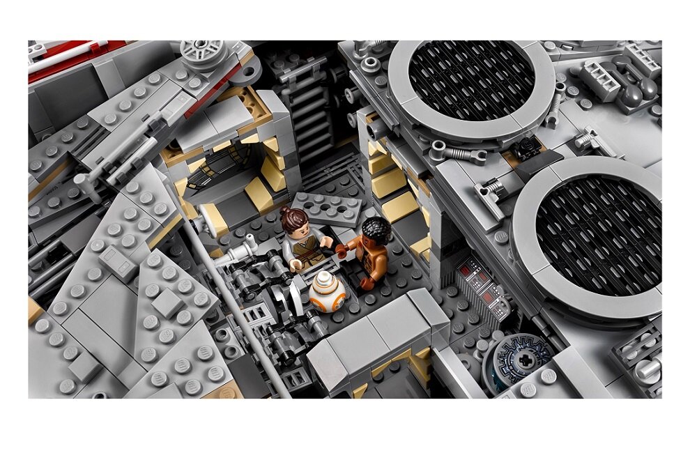 LEGO Star Wars Millennium Falcon 75192 креативні розваги правильний предметний розвиток дитини кубики фігурки мініфігурки без блоку живлення класичні розваги висока якість лего години розваг