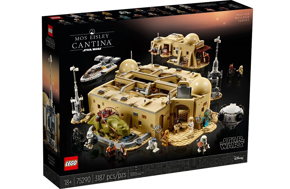 LEGO Star Wars Kantyna Mos Eisley 75290 kreatywne spędzanie czasu klocki figurki minifigurki bez zasilania klasyczna zabawa wysoka jakość lego wielogodzinna zabawa