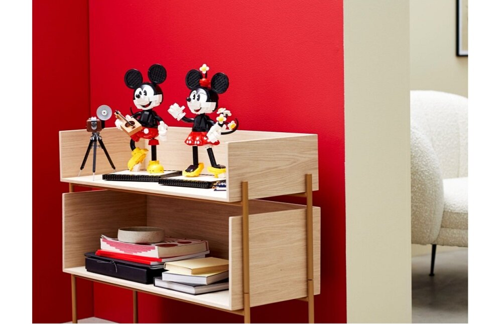 LEGO Disney Myszka Miki i Myszka Minnie do zbudowania 43179 kreatywna zabawa prawidłowy rozwój merytoryczny dziecka klocki figurki minifigurki bez zasilania klasyczna zabawa wysoka jakość lego wielogodzinna zabawa