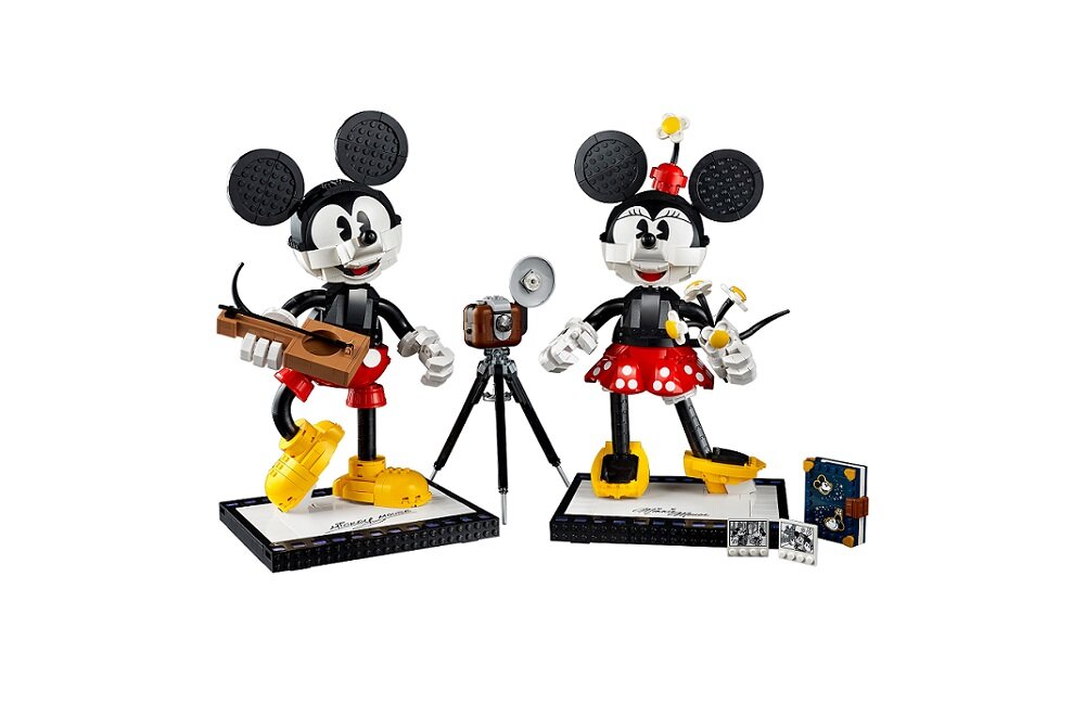 LEGO Disney Myszka Miki i Myszka Minnie do zbudowania 43179 kreatywna zabawa prawidłowy rozwój merytoryczny dziecka klocki figurki minifigurki bez zasilania klasyczna zabawa wysoka jakość lego wielogodzinna zabawa