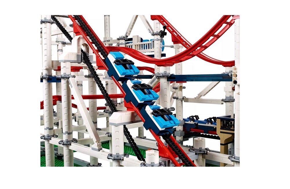 LEGO Creator Kolejka górska 10261 kreatywna zabawa prawidłowy rozwój merytoryczny dziecka klocki figurki minifigurki bez zasilania klasyczna zabawa wysoka jakość lego wielogodzinna zabawa 