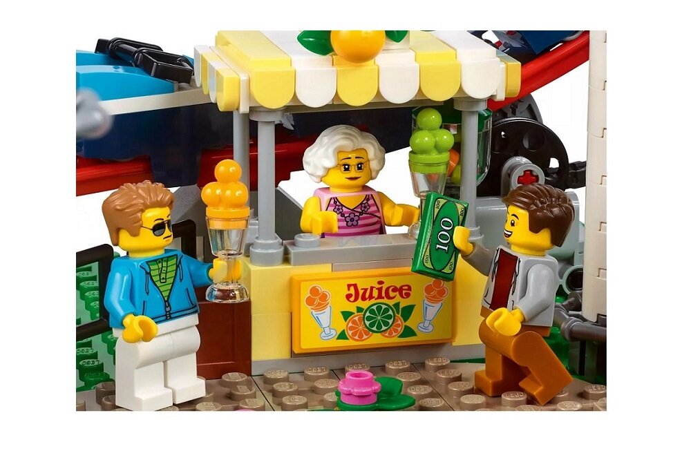 LEGO Creator Kolejka górska 10261 kreatywna zabawa prawidłowy rozwój merytoryczny dziecka klocki figurki minifigurki bez zasilania klasyczna zabawa wysoka jakość lego wielogodzinna zabawa 