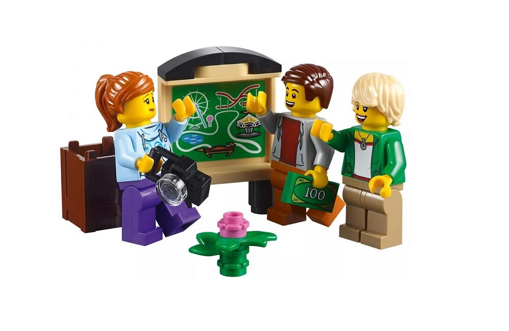 LEGO Creator Kolejka górska 10261 kreatywna zabawa prawidłowy rozwój merytoryczny dziecka klocki figurki minifigurki bez zasilania klasyczna zabawa wysoka jakość lego wielogodzinna zabawa 