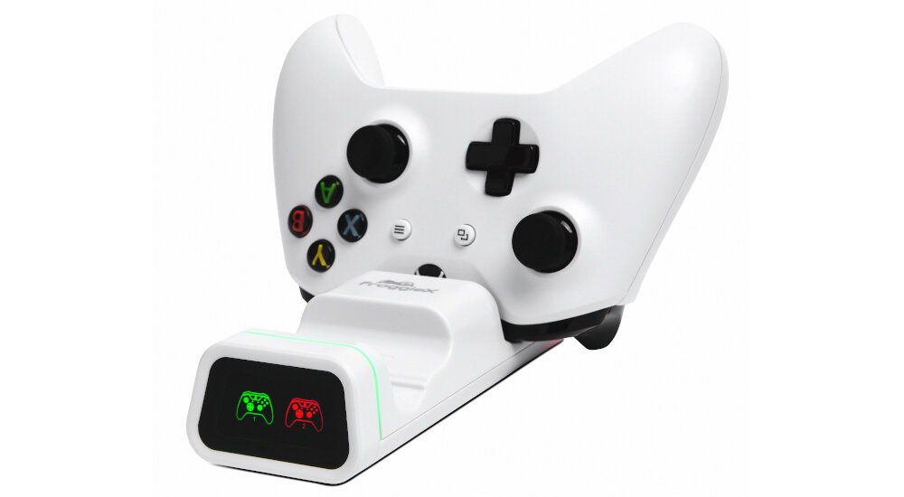 Stacja dokująca FROGGIEX FX-XB-C2-W Xbox One + 2 akumulatory diody LED