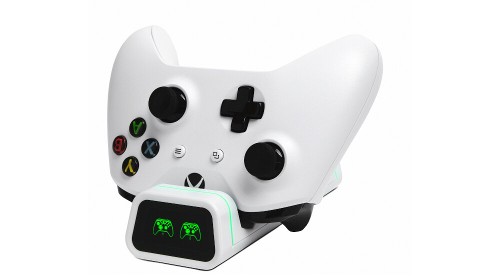 Stacja dokująca FROGGIEX FX-XB-C2-W Xbox One + 2 akumulatory BEZ OBAW O GRĘ O DZIAŁANIE